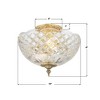 Crystorama Lighting 2 - Light Flush Mount in  Olde Brass - 4 of 4