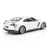 2009 Nissan GT-R R35 Silver 1/18 Diecast Model Car by Bburago - 3 of 4