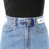 INSPIRE CHIC Womens Grommet Clear Waist Belt Plus Size Waist Belts for Jeans Dresses 1 Pc - 4 of 4