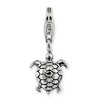 Black Bow Jewelry Sterling Silver Turtle Clip-on Bead Charm - 3 of 4