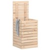 vidaXL Laundry Basket 17.3 in.x17.3 in.x26 in. Solid Wood Pine - 3 of 4