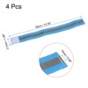 Unique Bargains Reflective Bands for Arm Wrist Ankle Leg 14x1.5 Inch Strip Wide Green 4 Pack - 2 of 4