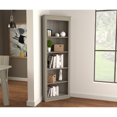 Inval two deals door corner bookshelf