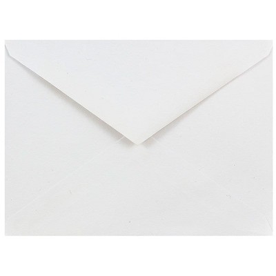 JAM Paper A7 Invitation Envelopes with V-Flap 5.25 x 7.25 White 23531205