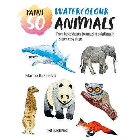 easy watercolor animals