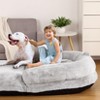 Human Sized Dog Bed for People Adults, Foldable Dog Bed for Humans, 71"x43"x10" Giant Dog Bed with Removable Cover, - 2 of 4