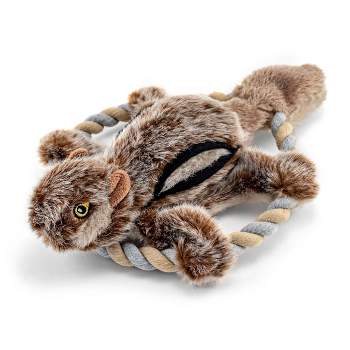 Ruffin' It Woodlands Chipmunk Rope Ring Dog Toy - Brown