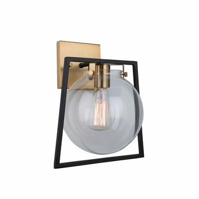 Artcraft Lighting Bridgetown 1 - Light Sconce in  Black/Harvest Brass