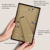 Americanflat 6x10 Picture Frame with Shatter-Resistant Glass - Streamline Collection - Thin Border Picture Frame for Tabletop and Wall Display - Black - 4 of 4