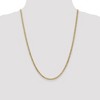 Black Bow Jewelry 3.35mm, 10k Yellow Gold Hollow Curb Chain Necklace - 2 of 4