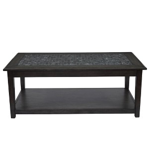 Jofran, 48" Coffee Table with Mosaic Tile Inlay - 1 of 4