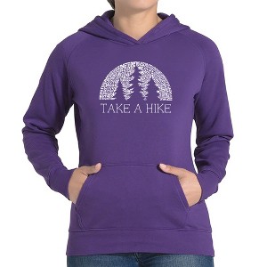 LA Pop Art Women's Word Art Hooded Sweatshirt - Nature Lover - 1 of 4