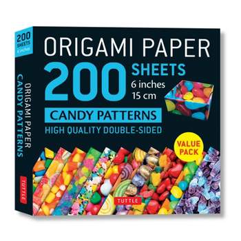 Origami Paper 200 Sheets Candy Patterns 6 (15 CM) - by  Tuttle Studio (Loose-Leaf)