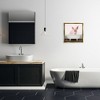 Stupell Industries Pink Farm Pig in Country Bath Tub Black Framed Floater Canvas Wall Art - 2 of 4