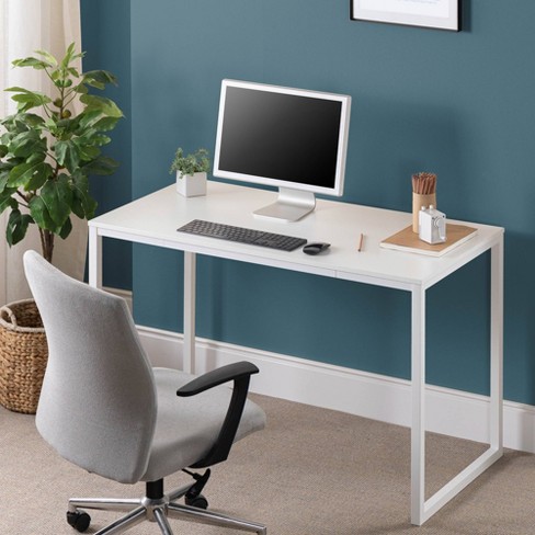 SHW Home Office 32-Inch Computer Desk, White