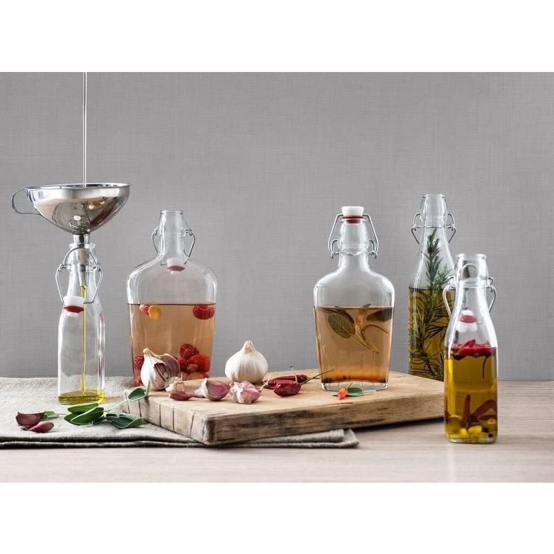 Bormioli Rocco Glass 8.5 Ounce Swing Top Bottle, Set of 4, 5 of 6