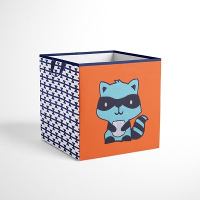 Bacati - Liam Aztec Design Fox Aqua/Orange/Navy Storage Box Small