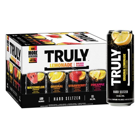 Truly Hard Seltzer Lemonade Mix Pack - 12pk/12 fl oz Slim Cans