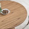Maliang 47.24'' Round Modern Style Wood Dining Table for Kitchen, Cafe - 4 of 4