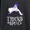 Women's - Disney Villains - Tricks & Spells Lightweight French Terry Wide Neck Long Sleeve Shirt - 2 of 4