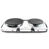 Brentwood Electric 1440W Double Hotplate Chromed - 2 of 4