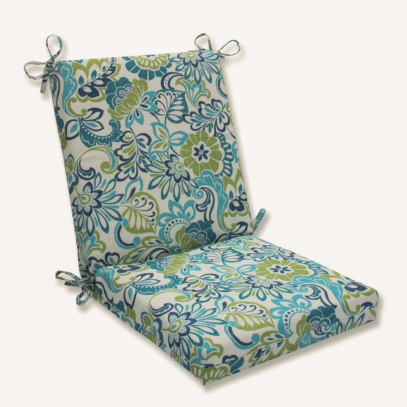 Zoe Mallard Outdoor Squared Corners Chair Cushion - Pillow Perfect, 1 of 5