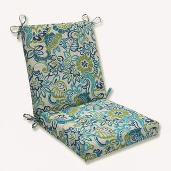 Zoe Mallard Outdoor Squared Corners Chair Cushion - Pillow Perfect