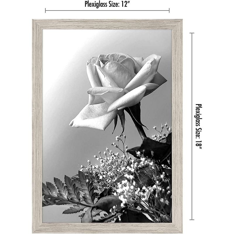 Americanflat Poster Frame with Polished Plexiglass - Hanging Hardware Included, 2 of 7