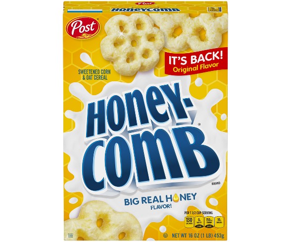 HoneyComb Original Breakfast Cereal - 16oz - POST