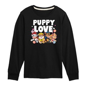 Boys' - Paw Patrol - Puppy Luv Long Sleeve Graphic T-Shirt - 1 of 4