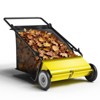 26-Inch Push Lawn Sweeper, 7 Cu. Ft. Hopper Capacity Grass Sweeper, Manual Push Yard Sweeper with Height Adjustment for Grass Clippings, Leaves - 2 of 4