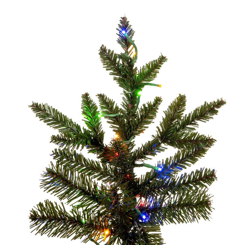Vickerman Natural Fraser Fir Slim Artificial Christmas Tree, 5 of 7