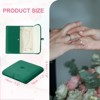 Unique Bargains Velvet Soft Ring Earring Necklace Jewelry Storage Box - 2 of 4