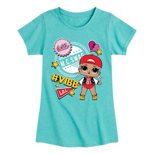 Girls' - LOL Surprise! - M.C. Swag Vibe Fitted Short Sleeve Graphic T-Shirt - 1 of 4