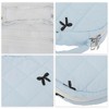 Unique Bargains Heart-shaped Embroidered Bow Makeup Bag 1 Pc - 3 of 4