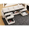 Belffin Modular Sectional Sofa Large Chenille U Shaped Couch with Storage 7 Seat Chaise for Living Room - 3 of 4