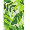 Homefires Jungle Vines Runner Rug 20" x 54" – Indoor/Outdoor Tropical Hallway Rug with Oversized Green Leaf Design - 2 of 3