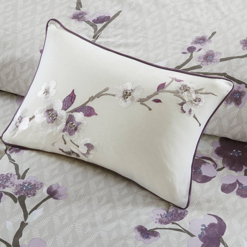 Sakura Cotton Comforter Set 8pc, 6 of 8
