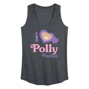 Women's - Polly Pocket - I Love Polly Pocket Graphic Racerback Tank - 1 of 4