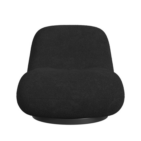 Karen 30 Seat Wide Chenille Upholstered Round Swivel Backrest