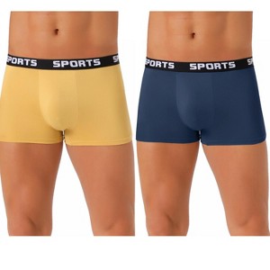 INSPIRE CHIC Men's 2 Pack Lightweight Short Leg Stretch Underwear Briefs - 1 of 4