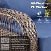 Buenhomino Outdoor Swivel Rocker Patio Chairs - 3 of 4