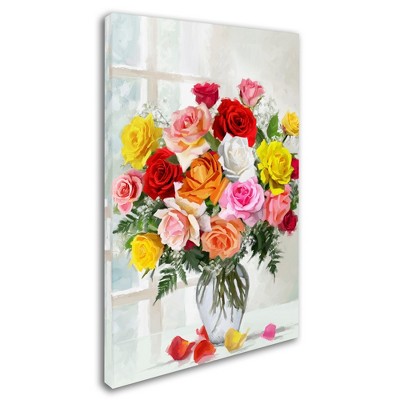 Trademark Fine Art -The Macneil Studio 'Roses' Canvas Art
