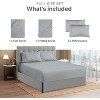 Extra Deep Pocket 4 Piece Sheet Set - Soft Bed Sheets, Fits 18"-24" Mattresses - CGK Linens - 2 of 4