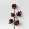 4pc Christmas Pick Set 2 Iced Pinecone 2 Red Berry with Pinecones - Wondershop™ - 3 of 4