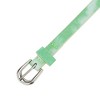 INSPIRE CHIC Women's Shinny Sparkly Bling Extra Thin Skinny PU Leather Waist Belts 1 Pc - 2 of 4