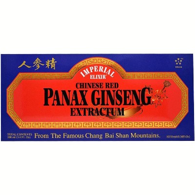 Imperial Elixir Red Panax Ginseng Extractum 10mL, 10 Ct