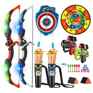Vatos 2 Pack Bow and Arrow Toy for Kids Outdoor Activity Toys Birthday for Boys Girls 5-12 Year Old - 1 of 4