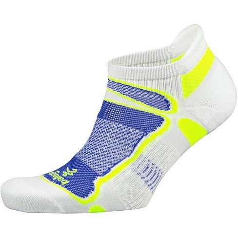 Balega Ultra Light Second Skin Running Socks - Small - White/royal/neon ...