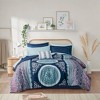 NicBex 7 Piece Polyester Twin Bed Set with Large Medallion Print and Sheets Set,Comfort Bed Sheets for Bedroom - 2 of 4